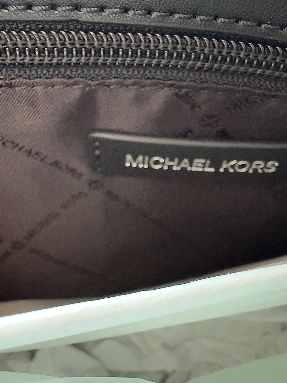 NWT 👜Michael Kors black Marilyn Medium Saffiano Leather Satchel